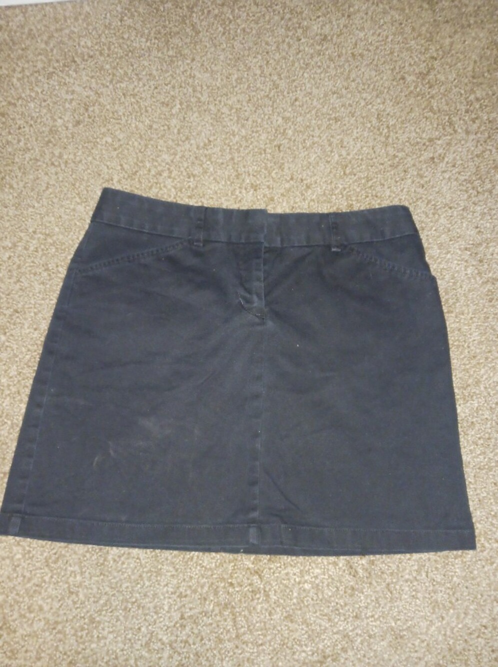 Express Black Mini Skirt with Clean A-Line